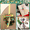 SUNNYCLUE 96Pcs 16 Styles Christmas Opaque Resin Cabochons RESI-SC0005-62-5