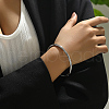 Non-Tarnish Stainless Steel Plain Bangles JJ8436-1-2