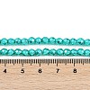 Baking Paint Electroplated Synthetic Non-magnetic Hematite Beads Strands G-H072-A01-01J-4