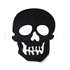Wool Felt Skull Party Decorations AJEW-P101-02C-2