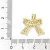 Brass Micro Pave Cubic Zirconia Pendants KK-D317-098A-G-3
