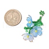 Acrylic Flower Pendants PALLOY-TA00252-01-2