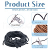 15Yards 3 Colors Cowhide Leather Cord WL-TA0001-02-2