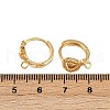 Brass Hoop Earring Findings KK-P310-29G-3