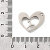 201 Stainless Steel Pendants STAS-A116-01P-01-3