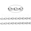 Tarnish Resistant 304 Stainless Steel Cable Chains CHS-S006-JA607-2-2