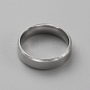 Stainless Steel Simple Plain Band Ring for Men Women RJEW-WH0015-04D-2