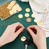   100Pcs 2 Styles Brass Pendants DIY-PH0023-22-3