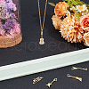 Beebeecraft 5pcs 5 style Rack Plating Brass Micro Pave Clear Cubic Zirconia Musical Instrument Pendants KK-BBC0012-92-4