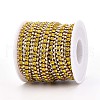 Iron Rhinestone Cup Chains CH-T006-04G-04-2