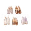 Natural Amethyst Lace Agate Pendants X-G-A244-01-1