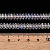 Transparent Electroplate Glass Beads Strands EGLA-N012-19A-4