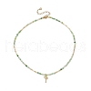 Summer Beach 304 Stainless Steel Pendant Necklaces for Women NJEW-JN05241-02-4