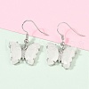Natural Mixed Stone Brass Dangle Earrings EJEW-M081-01P-6