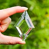 Rhombus Faceted K9 Glass Suncatchers PW-WG319FE-01-2