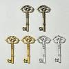 6Pcs 3 Colors Tibetan Style Zinc Alloy Big Pendants FIND-FS0002-55-7
