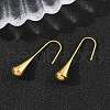 304 Stainless Steel Dangle Earrings EJEW-F375-01B-G-4