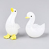 2Pcs Handmade Lampwork Duck Display Decorations LAMP-T023-20-2