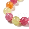 Dyed Natural Malaysia Jade Beads Strands X-G-G021-02B-16-3