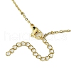 Electroplated Natural Quartz Crystal Prism Pendant Necklaces NJEW-JN05028-01-6