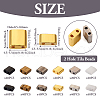  360Pcs 12 Style 2-Hole Opaque Glass Seed Beads Sets SEED-TA0001-08-4