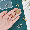 Unicraftale 6Pcs 6 Colors 304 Stainless Steel Screw Carabiner Lock Charms FIND-UN0003-49-2