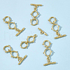 BENECREAT Brass Toggle Clasps KK-BC0004-95-4