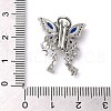 Brass Micro Pave Cubic Zirconia Slide Charms KK-G503-37P-02-3