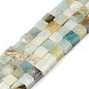 Natural Flower Amazonite Beads Strands G-T139-6x6-31A-4