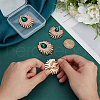 4Pcs 2 Style Alloy Rhinestone Detachable Shoe Buckle Clips FIND-FG0003-97-3