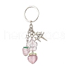Transparent Resin Acrylic Pendants Keychain KEYC-JKC00841-1