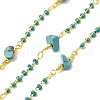 Handmade Brass Enamel Link Chains CHC-L053-05G-1