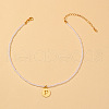 Round Plastic Pearl Beaded Necklaces FS-WG7BB5B-16-1