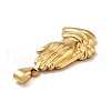 PVD Vacuum Plating 201 Stainless Steel Pendants STAS-P314-18G-3