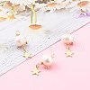 3Pcs Natural Cultured Freshwater Pearl Copper Wire Wrapped Potato Pendants PALLOY-JF00673-02-S-1