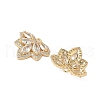 Brass Micro Pave Cubic Zirconia Pendants KK-S531-14G-A-2