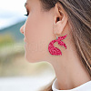 2Pcs 2 Style PET Plastic Earring Handwork Template DIY-WH0571-006-5