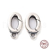 925 Sterling Silver Spring Gate Clasps STER-D036-12AS-4