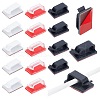 Gorgecraft 90Pcs 3 Color Plastic Upgraded Cable Clips AJEW-GF0003-74-1