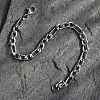 Tarnish Resistant Trendy Women's 304 Stainless Steel Figaro Chain Bracelets STAS-A028-B017P-2
