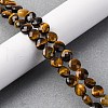 Natural Tiger Eye Beads Strands G-C179-A37-03-1