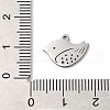 Non-Tarnish 201 Stainless Steel Pendants X-STAS-E206-04P-06-3