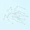 925 Sterling Silver Stud Earring Findings STER-P047-04A-S-1