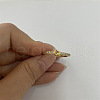 Brass Micro Pave Clear Cubic Zirconia Finger Rings FS-WGE303B-03-1