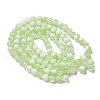 Crackle Glass Beads Strands X1-GLAA-U001-8mm-09-3