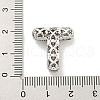 Platinum Plated Brass Micro Pave Cubic Zirconia Pendants KK-L073-001P-T-3