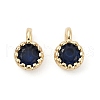Brass Pave Cubic Zirconia Pendants KK-H204-03KCG-02-1