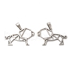 Non-Tarnish 201 Stainless Steel Origami Pendants STAS-K251-045P-1