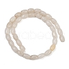 Natural White Jade Beads Strands G-F591-19-3