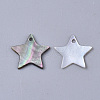 Black Lip Shell Charms X-SSHEL-S251-34B-2